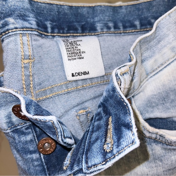 H&M slim low waist distressed wash denim jeans - Picture 4 of 5